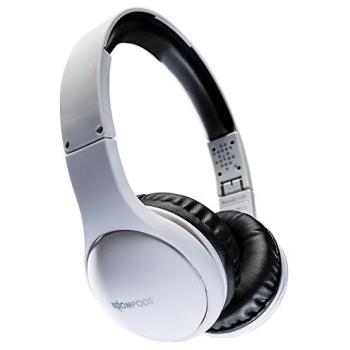 Auriculares Plegables Boompods Headpods MFi Blancos con Micrófono y Funda de Neopreno