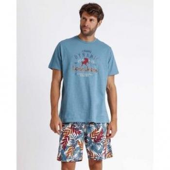 Pijama de Manga Corta Dynamic Lois Jeans para Hombre