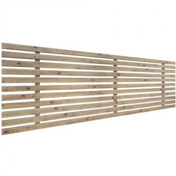 Cabecero de Madera Reciclada DM Estilo Japonés para Cama Palets (160cm, Roble) - Dhome