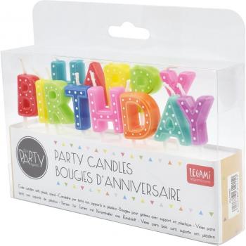 Velas Happy Birthday Legami