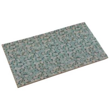 Felpudo Versa Bellis de Estilo Contemporáneo, Termoplástico y Fibra de Coco, Medidas 2 x 40 x 70 cm, Color Verde