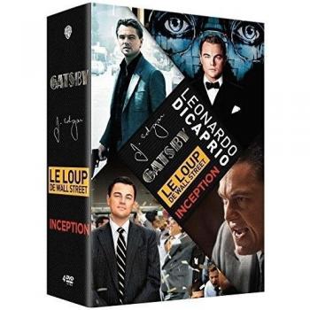 Leonardo DiCaprio : Le loup de Wall Street + Gatsby le magnifique + Inception + J. Edgar [Francia] [DVD]