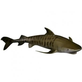 Collecta - Figura de Tiburón Tigre a Escala, Juguete Educativo para Niños y Niñas de +3 Años, Dimensiones 5x7.7x16.5 cm (Modelo 90188661)