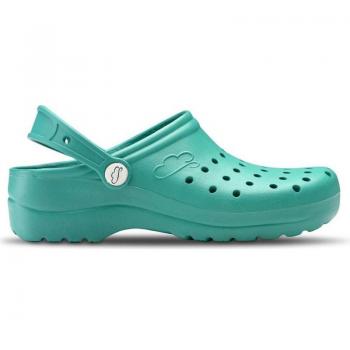 Zuecos Sanitarios Flotantes Gruyere Feliz Caminar - Verde