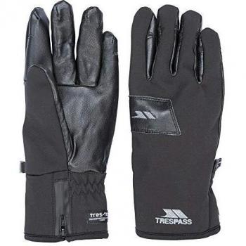 Trespass Alpini Mens Touch Screen Gloves, Black, S