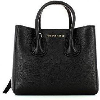 COCCINELLE Pelle Vitello Minibag Nero / Merlot