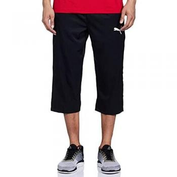 Puma Men's Active Woven 3/4 Joggers - Black - XXL