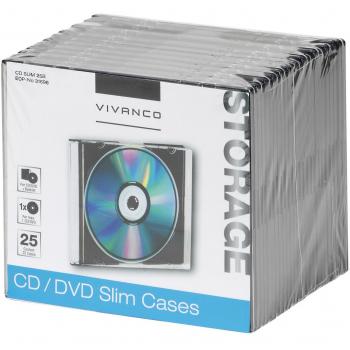 Vivanco - Carcasa para CD/DVD