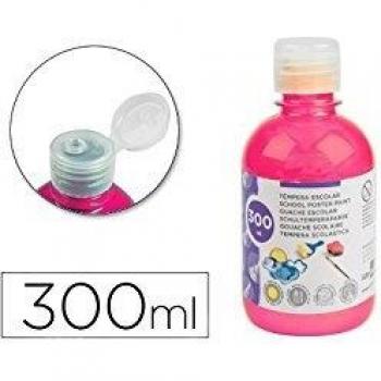 Liderpapel TP50 - Tempera liquida, 300 ml, color rosa fluorescente