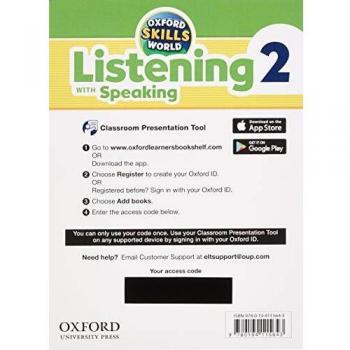 Oxford Skills World. Listening & Speaking 2. Classroom Presentation Tool Access Card