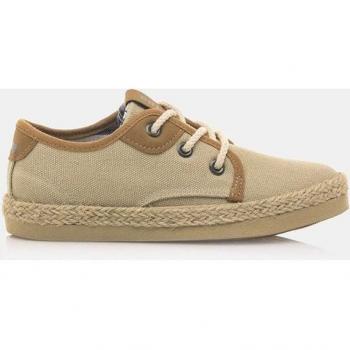Zapatos de cordones de niño en textil con bandeleta de yute Mustang Kids