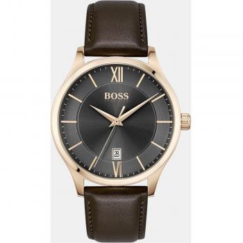 Hugo Boss Elite 1513894 Reloj para Hombre de Piel Marrón