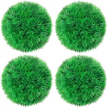 Bolas de Bosso Artificial 4 PC 12 cm - Bolas de boj artificial 4 unidades 12 cm