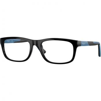 Vogue Eyewear VY2021 Kids W44 Black Square Eyeglasses Size 50 with Blue Light Block Available