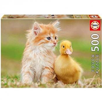 Educa Borras - Genuine Puzzles, Puzzle 500 piezas, Amigos adorables