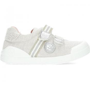 Zapatilla Lona Sneakers Biomecanics 232283-B CRUDO calzado niños CORDONETS