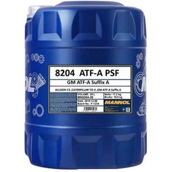 Aceite para dirección asistida y transmisión automática MANNOL ATF-A PSF 20L
