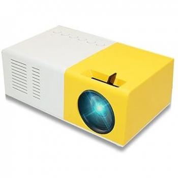 Proyector portátil de bolsillo - Blanco / Amarillo