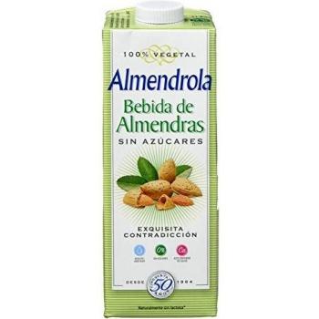 ALMENDROLA Bebida DE ALMENDRAS SIN AZUCAR 1 L, Estándar, Único, 1000