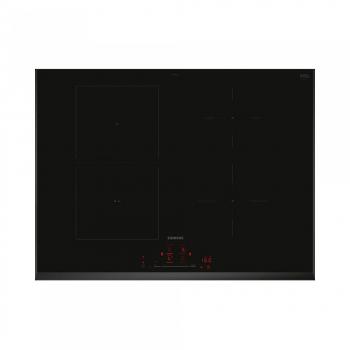 Placa de Inducción Siemens ED751HSC1E de 70 cm con 4 Zonas de Cocción en Color Negro