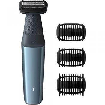 Philips Serie 3000 BG3015/15 - Afeitadora corporal apta para la ducha con 3 peines-guia 50 min de uso