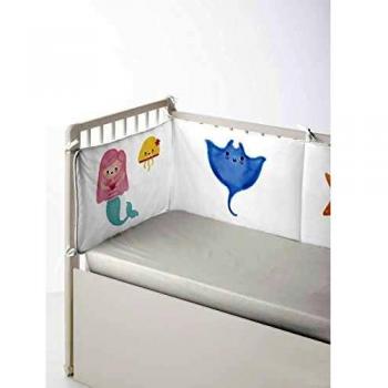 Protector de Cuna Cool Kids Mermaid (60 x 60 x 60 + 40 cm)