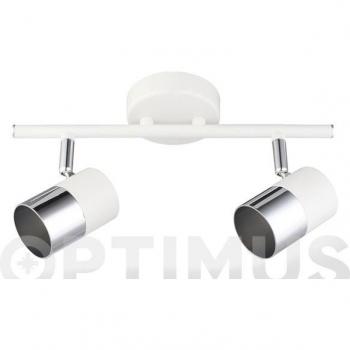 Plafón Cuadrado Foco 3 Elementos Sun GU10 50W - Iluminación Moderna
