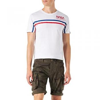 Alpha Industries Men's Dark Olive Camo Crew Shorts