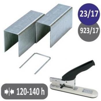 Grapas 23/17 Rexel - Caja de 1000 unidades (Pack de 10) para hasta 150 hojas