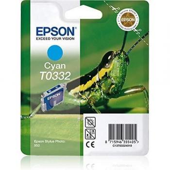 Cartucho de Tinta Original Epson T0332 Cian para Stylus Photo 950