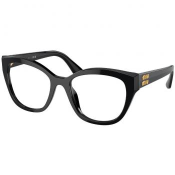 Miu Miu MU 05XV Women's Eyeglasses Black Size 54 - Blue Light Block Available
