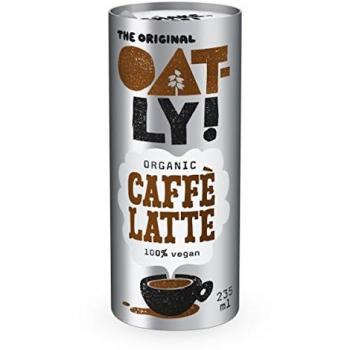 Oatly Caffe Latte Avena 235ml - Bebida de avena con café, formato de 235 ml