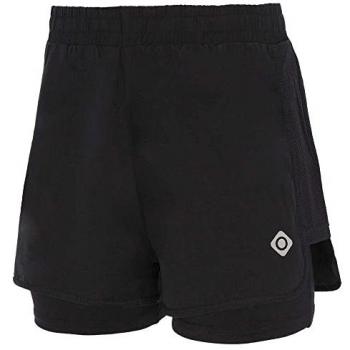Izas Pantalones Cortos Bass Negro para Mujer, Talla L