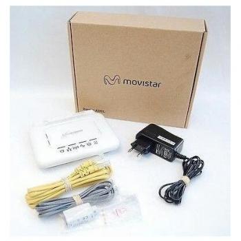 Router Movistar Monopuerto Wifi N ADSL 2+ con Botón WPS