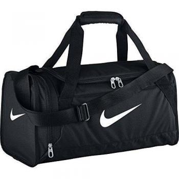Nike Brasilia 6 Duffel X-Small - Bolsa unisex, color negro / blanco, talla única
