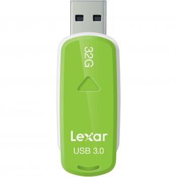 Lexar JumpDrive S37 - Memoria USB 3.0 de 32 GB, color verde