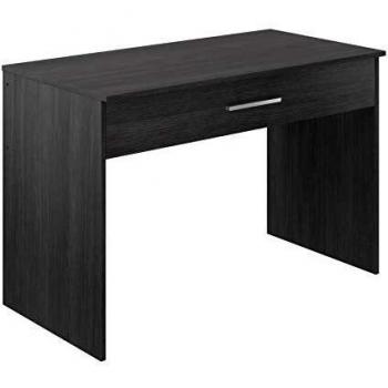 Escritorio grande con cajón - Melamina gris ceniza - 110 x 56 x 81,5 cm