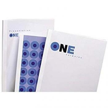 Carpeta Térmica A4 50 mm Blanca - Pack de 50 Unidades