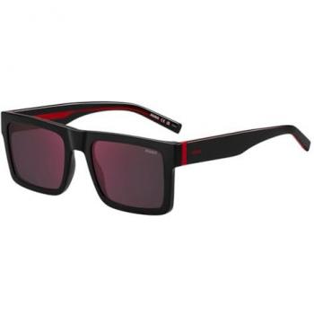 Hugo Boss Men's Sunglasses HG 1314/S - Black/Red Mirrored, Size: 55 MM