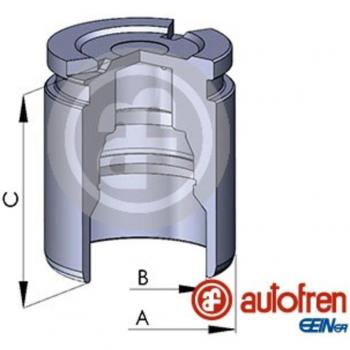 Émbolo pinza del freno AUTOFREN SEINSA D025786 Trasero