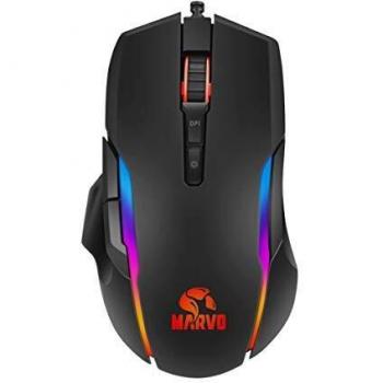 Scorpion - Ratón Gaming, Modelo MA-G945, Se Adapta a la Palma de la Mano, Con 9 Botones Programables