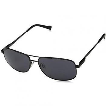 Pierre Cardin Men's P.C. 6839/S IR 003 59 Sunglasses, Matt Black Grey
