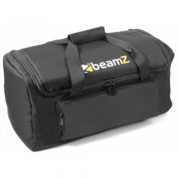 Beamz AC-120 Maleta Blanda para Transporte de Focos y Productos de Iluminación, Medidas 482 x 266 x 254 mm, Bolsillo Independiente para Accesorios, Color Negro