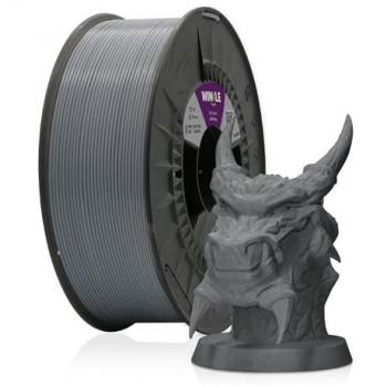 Filamento PLA 870 Winkle 1.75mm Gris Ceniza - 1kg, Dureza Extrema, Proceso de Recocido