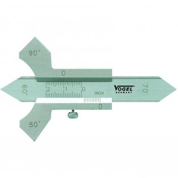 VOGEL 474403 - Calibre de precisión para soldaduras - Capacidad 0-20 mm - Nonio 1/20 mm
