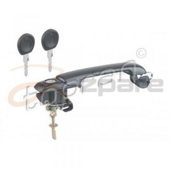 Manecilla de puerta TOPRAN 112 303 para Volkswagen Golf 3, incluye cilindro de cierre y cubre manija izquierda y derecha