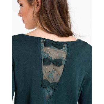 Naf Naf Jersey Miti Verde para Mujer M Verde
