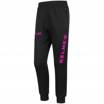 KELME Chandal Global Pantalón Largo, Niños, Negro/Fucsia, 6