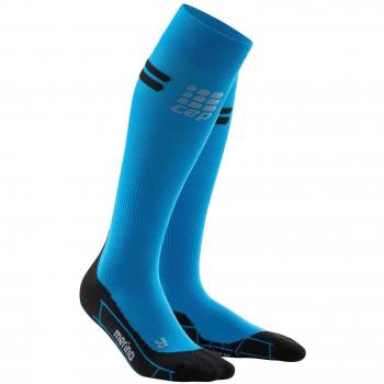 CEP Run Merino - Calcetines Running Hombre - azul/negro Talla V/45-50cm 2018