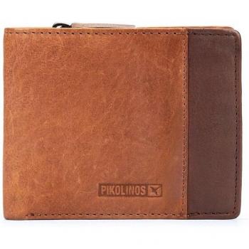 Pikolinos - Cartera de piel para hombre en color marrón